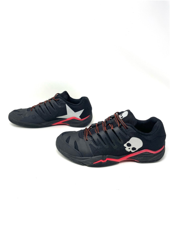 Hydrogen Tennis Black Skull Shoes in Black and Red Size 8.5/EU 42 main image 12